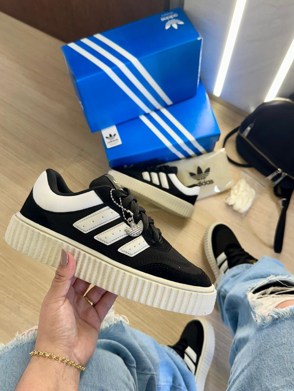 Adidas Space Preto – Linha Premium