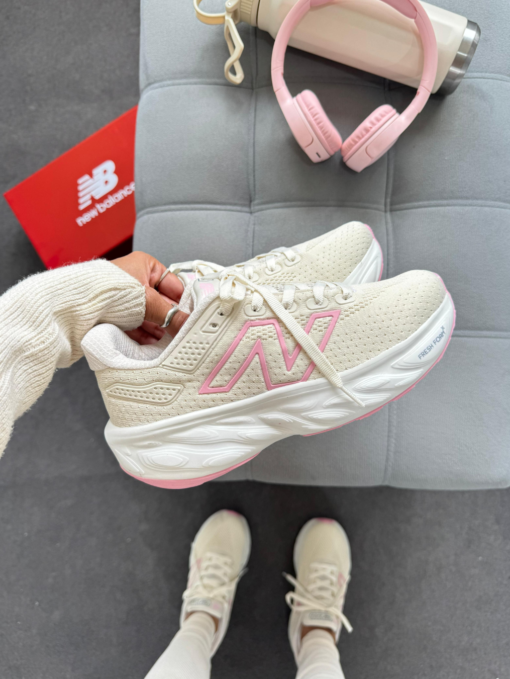 Tênis New Balance 1080 Rosa