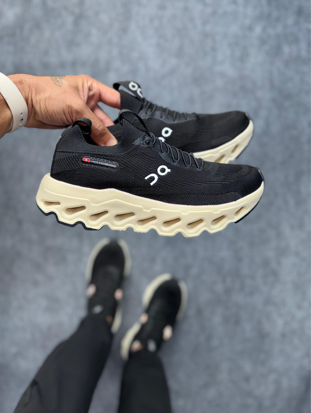 Tênis On Cloudtilt Running Preto