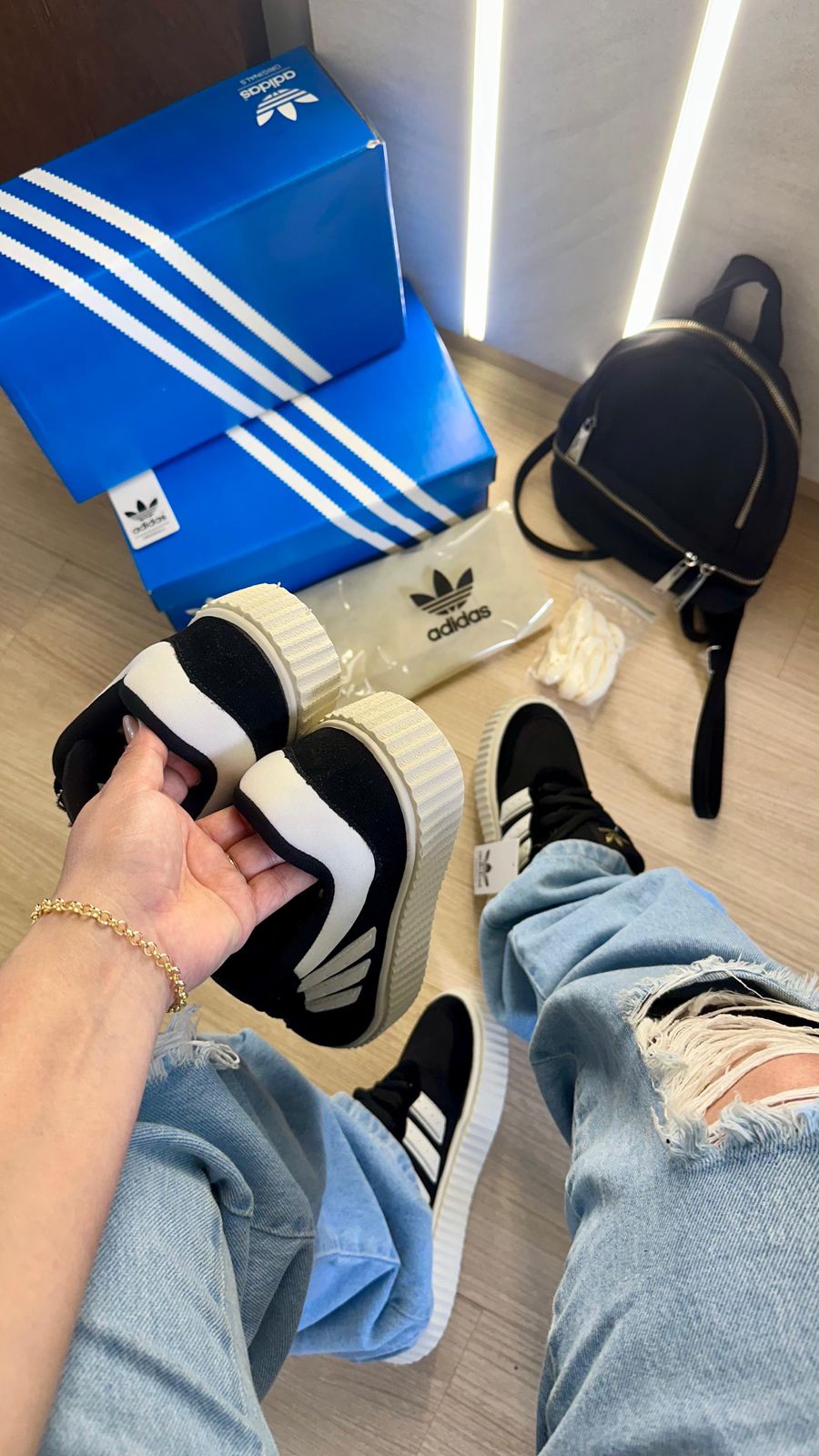 Adidas Space Preto – Linha Premium