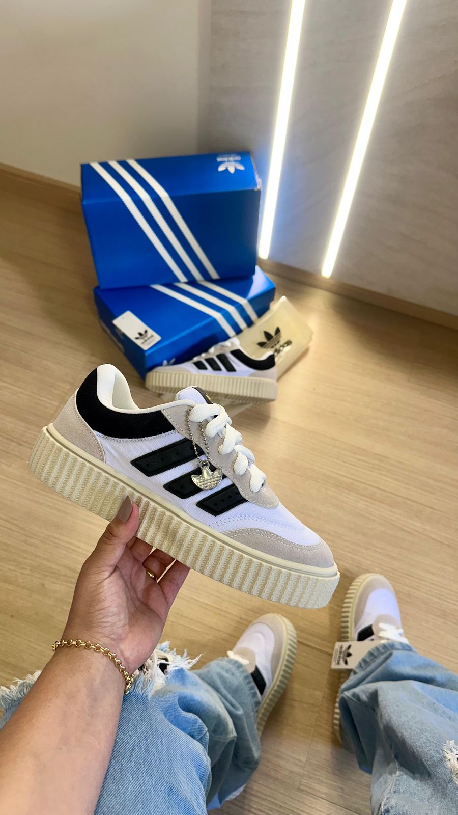 Adidas Space Branco – Linha Premium