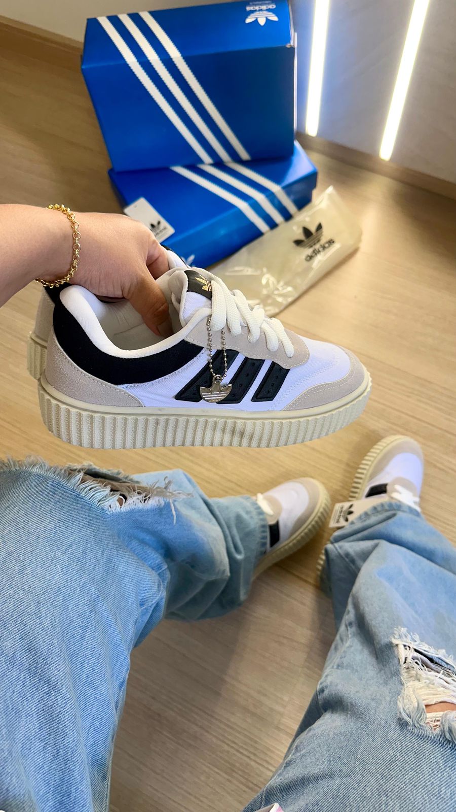 Adidas Space Branco – Linha Premium