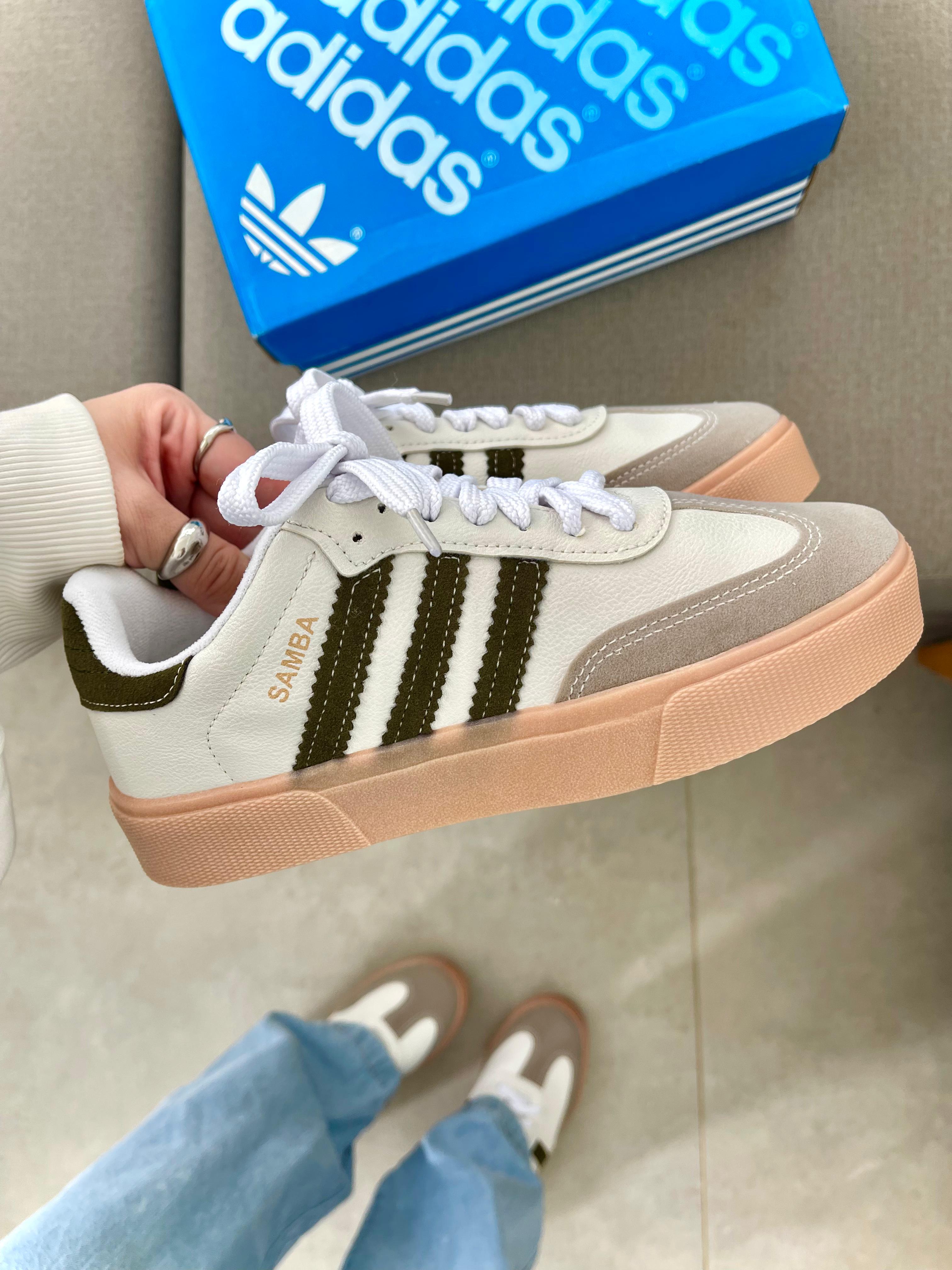 Tênis Adidas Samba Retrô Marrom – Clássico, Premium e Exclusivo