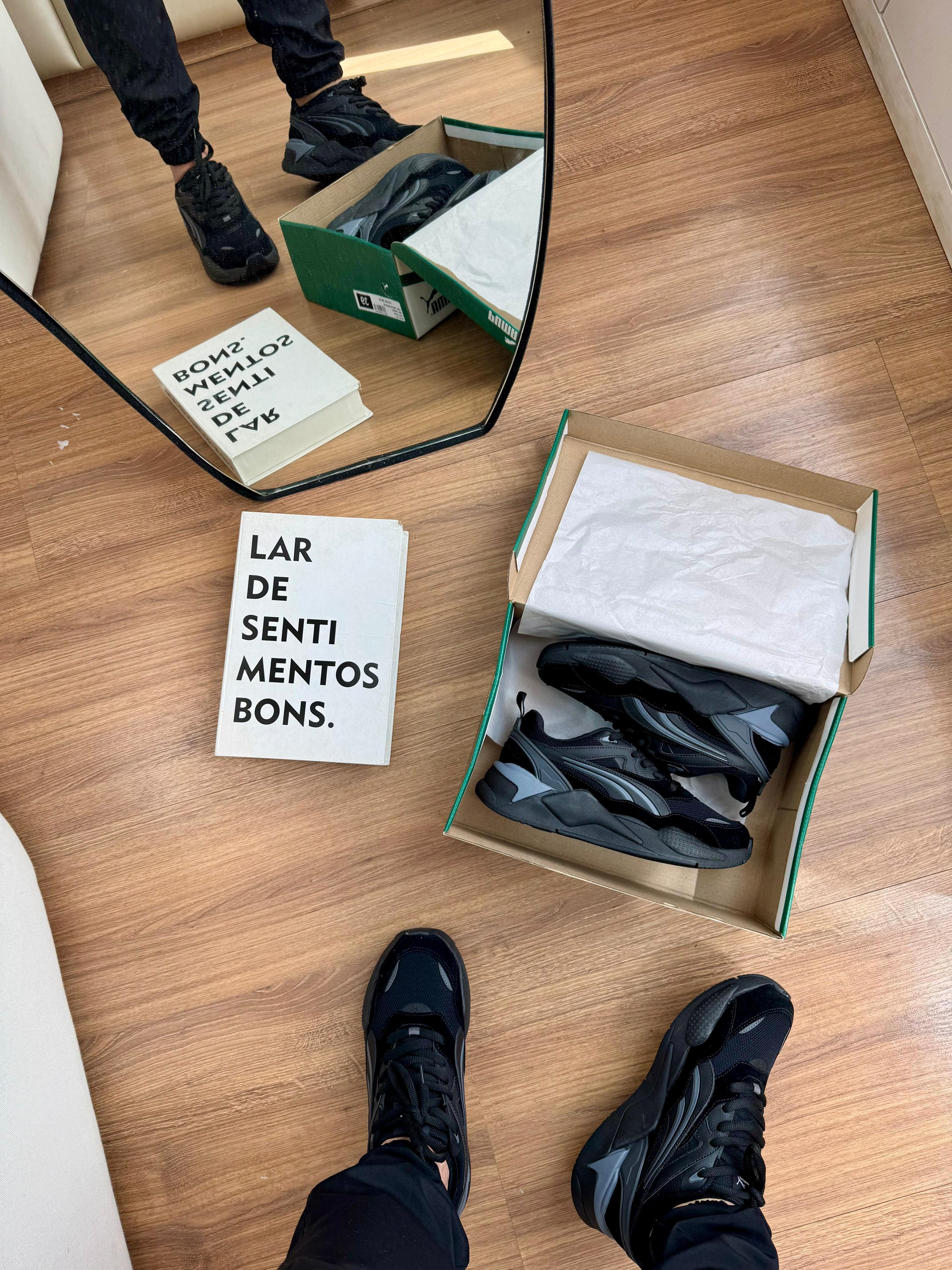 Tênis PUMA RS-X Preto – Estilo Urbano e Conforto Premium